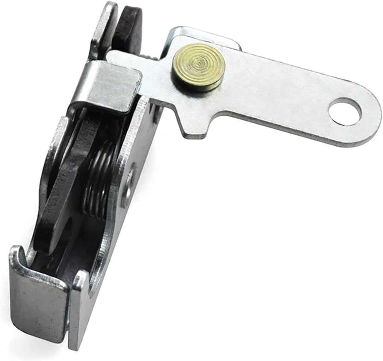 XK712 Rotary Door Draw Latch Press Mechanical Lock Concealed Single Point Lock Vertical Catch Lock R4-10 Toggle Latch 1Pcs(XK712-1Z-left Side)
