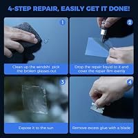 LOMEEN Windshield Chip Repair Kit, Nano Car Glass Repair Tool Kit — image 6