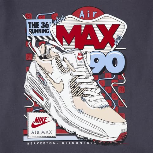 T shirt Enfant Nike Air Max Sneaker fumé - vue 5
