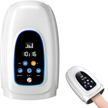 Hand Massager with Heat and Compression, NAVESO Cordless Hand Massage with 3 Modes, 5 Levels, Hands Massager Machine with Timer Function for Relaxation Painrelief