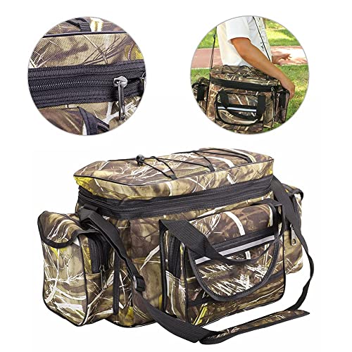 CEIEVER Angeltaschen, Große Tackle-Taschen, Outdoor-Tackle-Taschen, zur Aufbewahrung von Angelzubehör und… – Bild 4