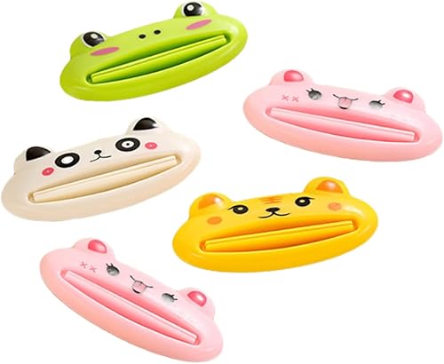 5 unids Coreano Pasta de dientes Rolling Tube Exprimidor de pasta de dientes Dispensador de pasta de dientes Tubo Exprimidor de Cremas de Tubo