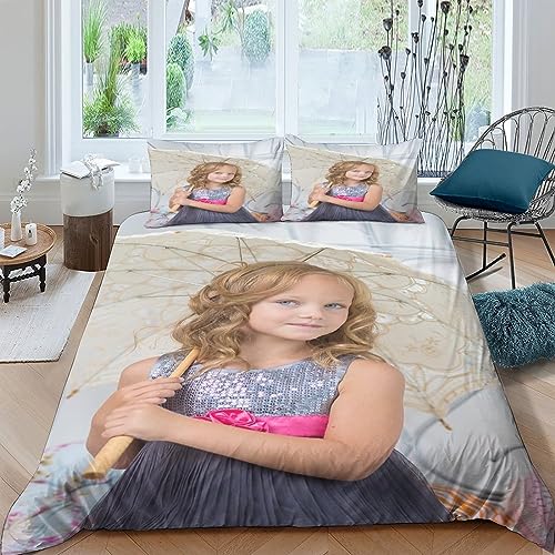 Fotos Personalizadas Edredón Microfibra 3 Piezas 3D Impresión Fundas Cremallera para Niños Y Niñas Text Logo De Ropa De Cama Double（200x200cm）