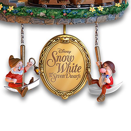The Bradford Exchange Disney Snow White Hidden Treasure Illuminated Cuckoo Clock #TOP5