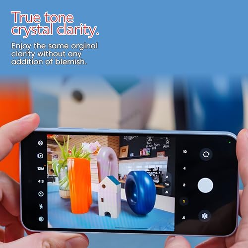 Image of AIBEX Tempered Glass for Samsung A07 5G / A06 5G / F06 5G / VIVO Y19E 5G / Y19 5G / Y04 5G | 9H Hardness | Water Resistant | Edge-to-Edge Full Screen Protector | Bubble-Free Installation