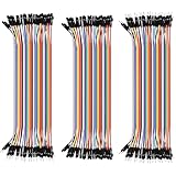 Kit de 3 câbles de connexion Dupont polyvalents: Ce kit comprend trois configurations à 40 broches: mâle-mâle, femelle-mâle et femelle-femelle. connecteur dupont idéaux pour les projets de 20 cm, ces câbles de connexion colorés conviennent parfaitement aux plaques d’essai, pour Arduino et Raspberry Pi