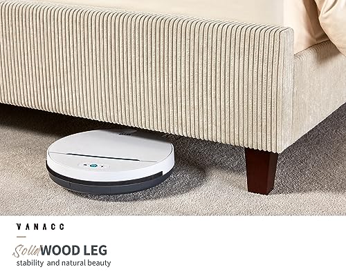 image for VanAcc Queen Size Platform Bed Frame, 50.8