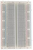 Electronix Express 03MB801 Solderless BreadBoard, 400 Tie-Points, 4 Power Rails, 3.3 x 2.1 x 0.3 (84 x 54 x 9mm)
