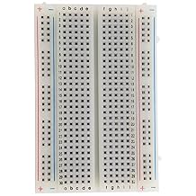 Electronix Express 03MB801 Solderless BreadBoard ، 400 نقطة ربط ، 4 Power Rails ، 3.3 x 2.1 x 0.3 84 x 54 x 9mm