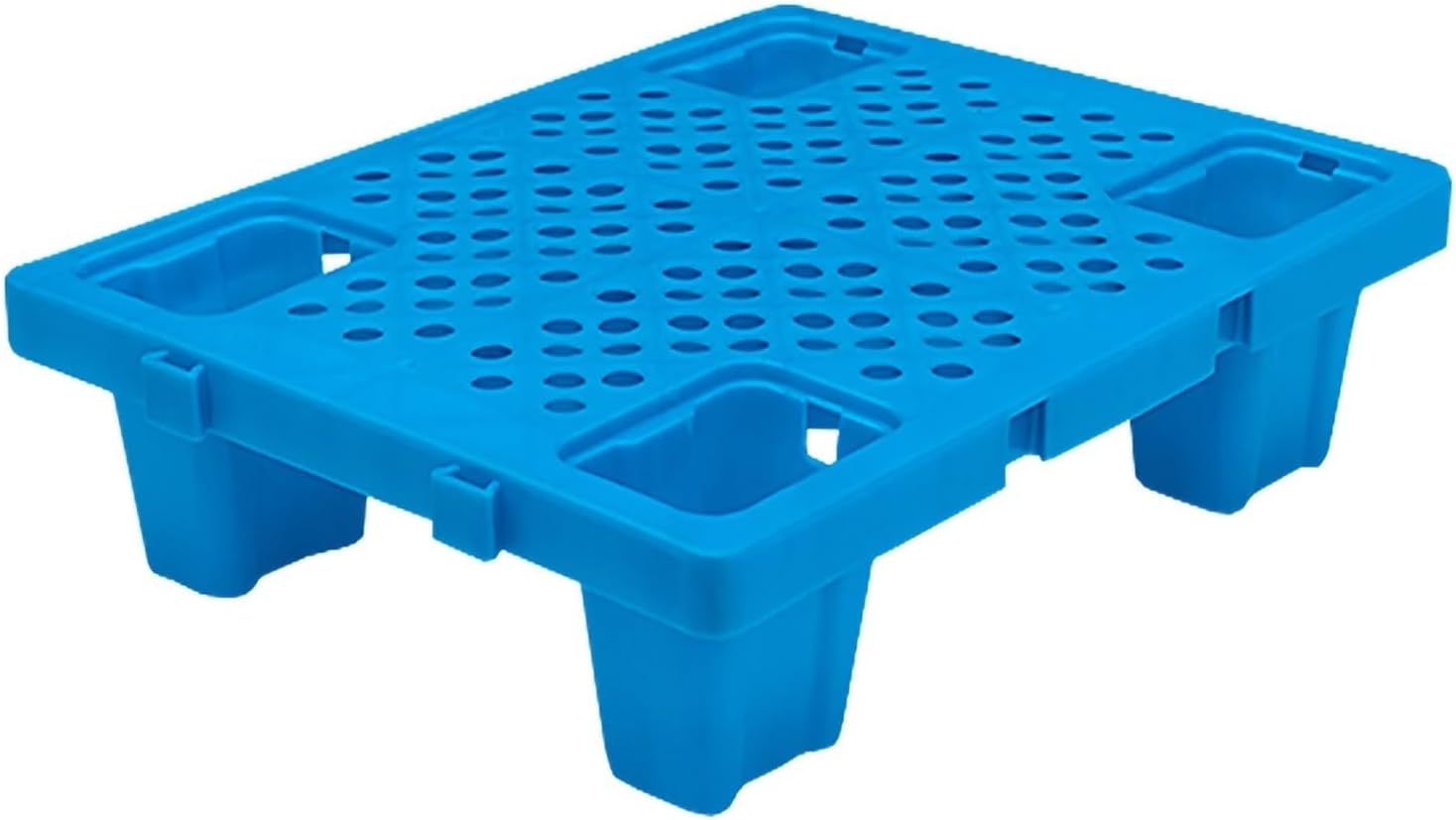 Plastic Pallets Waterproof, Storage Grid Pad Lightweight Floor, Basement Pallet Breathable Grids Article Racks for Supermarket Grocery Store Office Home Garage Organization(1ps,50X40X12CM)