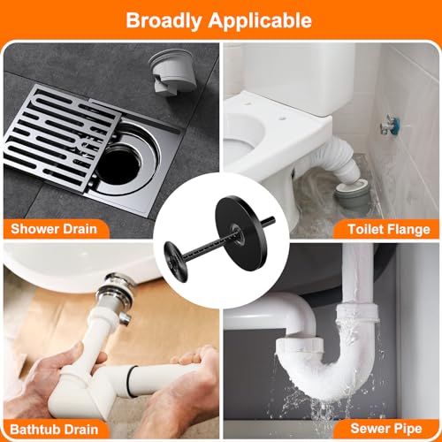 Inside Pipe Cutter for PVC Pipe, Cutter Tool Set with scale - Adjustable Depth Gauge, 6 Black Blades, 4" Black Hex Shank - Image 6