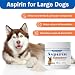 PKperekond Dog Aspirin for Large Dogs, Anti-Inflammatory and Pain Relief Supplement, Joint Discomfort Relief, Pain Reliever for Dogs, Chicken Flavored Powder, 300mg per Serving, 2 OZ/Scoop Included