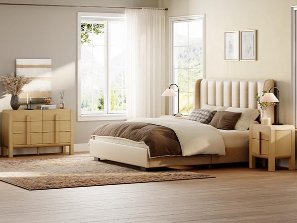 Nightstand with built-in charging station