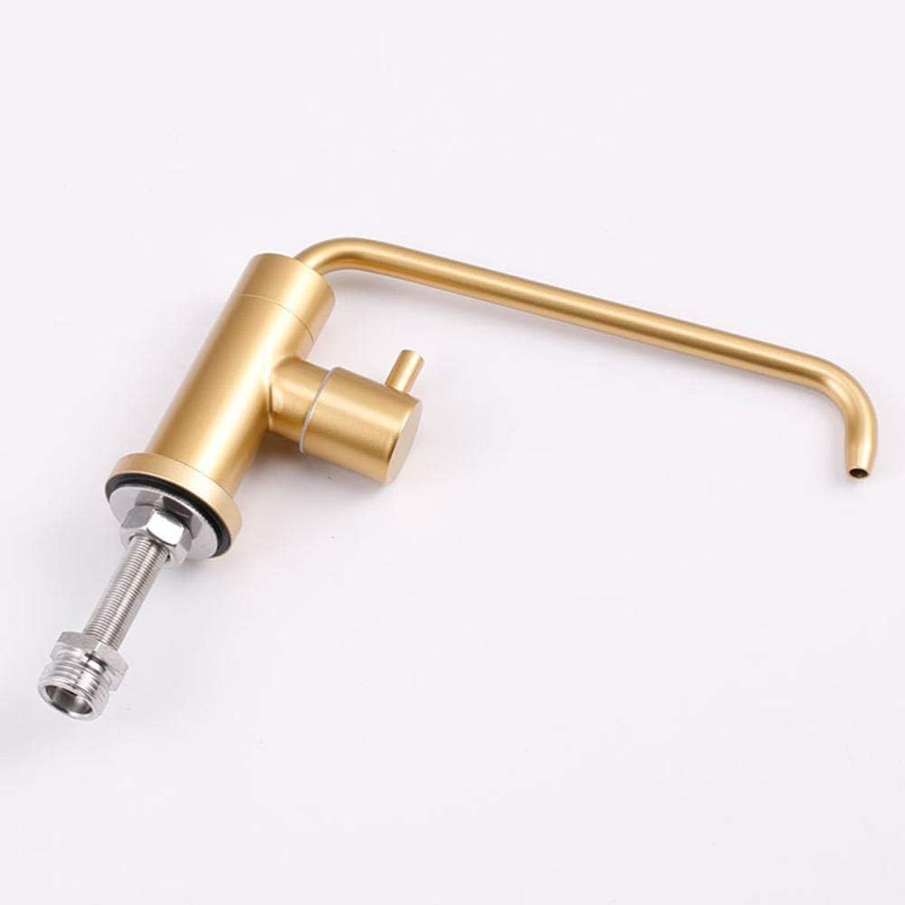 s 1/4'' Osmosis Drinking Water Filter Kitchen Stainless Steel Direct Drinking Water Pure Water Kitchen Faucet Gold-D