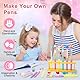 SKAMORI Stifte Selber Machen Set Kinder mit 100+ Zubehörteilen, 20 Stück Mein Stifte Atelier für Bastelset Kindergeburtstag, Bastelset & Geschenk für Mädchen 5 6 7 8 9 10 Jahre