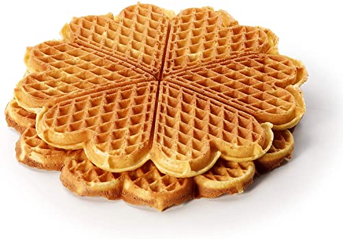 Wilfa BELL Waffeleisen - Waffelteller mit 23 cm Durchmesser, 1400 Watt und Signalleuchte, schwarz – Bild 4