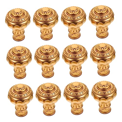 VOSAREA 12Pcs Elegant Curtain Rod Accessories Chic Decorative Window Rod Supplies and Stylish and for Living Bedroom and Dining