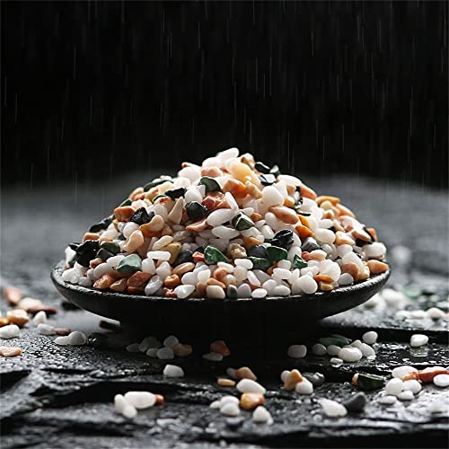 WGPHD Meditation Home 50/100g Natural Crystals Gravel Stone Micro Landscape Garden Aquarium Decor Fish Tank Bottom Sand Potted Plants DIY Accessories (Size : 50g-60g)