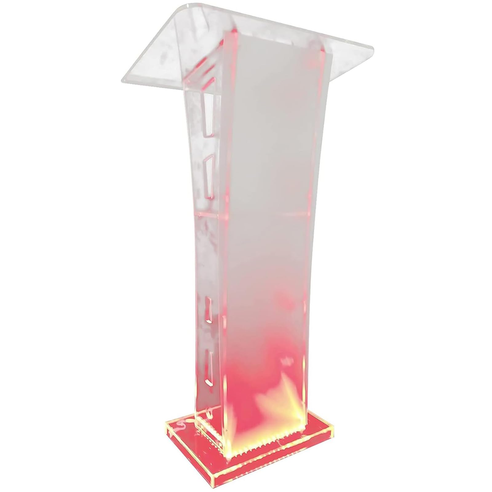 Supporto per leggio in acrilico con luce a LED, portatile, per chiese, scuole e uffici Leggio professionale con ampia superficie di lettura.