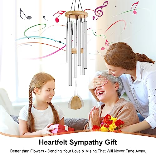 image for Bursvik Large Aluminium Wind Chimes 37 Inches to Create a Zen Atmosphe