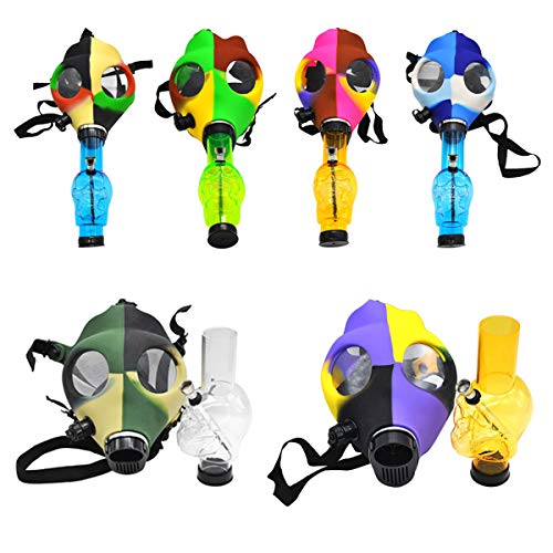 Masker Waterpijp Bong Silicon Skull Shape Mask Bong Roken Shisha Waterpijp Voor De Partij Van Het Kostuum En De Pret Van… - Image 4