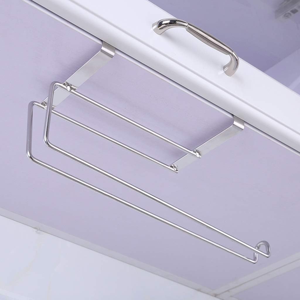Toilet Paper Holder Bathroom Kitchen Towel Roll Wall Mounted Stainless Steel Wire Drawing