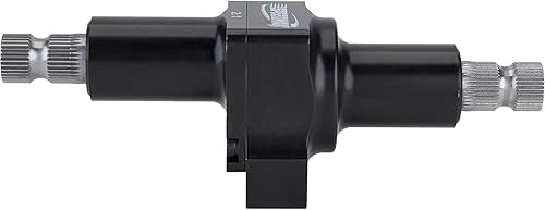 Miniatura 5 de Speedway Motors Quickener de dirección 2:1 de cuerpo pequeño, 3/4 pulgadas 36 spline, aluminio ligero, acabado negro anodizado, tamaño compacto de