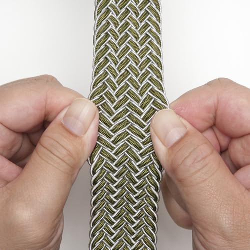 Image of Fabio Valenti Canvas Elastic Fabric Woven Stretch Braided Belts for Men Women Junior with Multicolored /Full Sizes