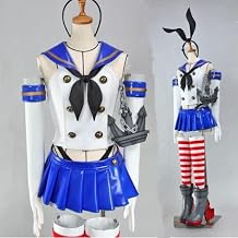 OSMARI Real Shooting Luxurious Modified Edition Shimakaze Cosplay Costume, Kantai Collection - KanColle, Shimakaze Cosplay Costume, Wig, Ears, Shoes, Tools, Bon Festival, Christmas Costume, Costume,
