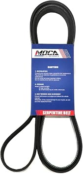 6PK2080 Serpentine Belt fit 11-21 for Chrysler 300 5.7L, 11-21 for Dodge Challenger 5.7L, 01-04 for Ford Escape 3L, 16-21 for Jeep Grand Cherokee 5.7L, 02-06 for Mazda MPV 3L