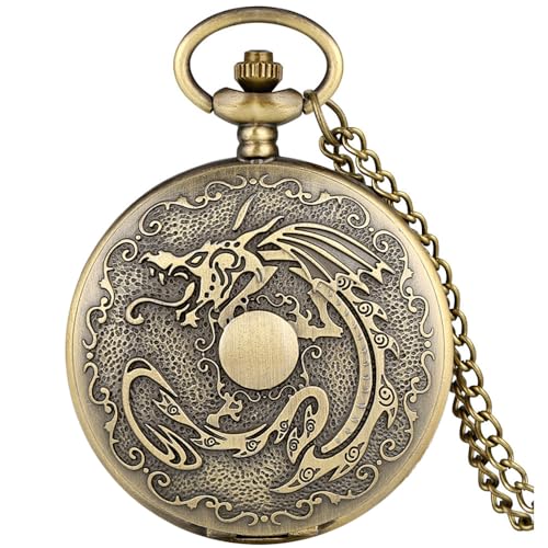 Fogitbok Necklace Pocket Watch with Chain Vintage Pocket Watches for