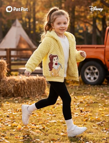 Image of Disney Girl /Boy Fleece Jacket Zipper Sherpa Fuzzy Hoodie Winter Coat 2-13Y