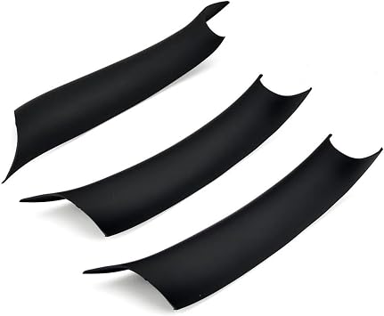 Interior Upgrade Car Accessories Inner Door Handles Cover Inner Door Handles Armrest Panel for B&MW X5 F15 X6 F16 2014-2018 Black a