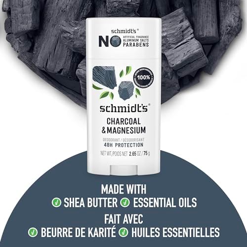 Schmidt's Natural Aluminum-free Deodorant Stick, Magnesium & Charcoal, 75g - View 6