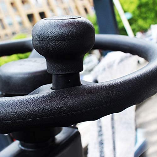 Anonyme 8Mm Screw Steering Wheel Spinner Knob Turning Aid Ball Tractor Forklift Assembly Black #TOP2