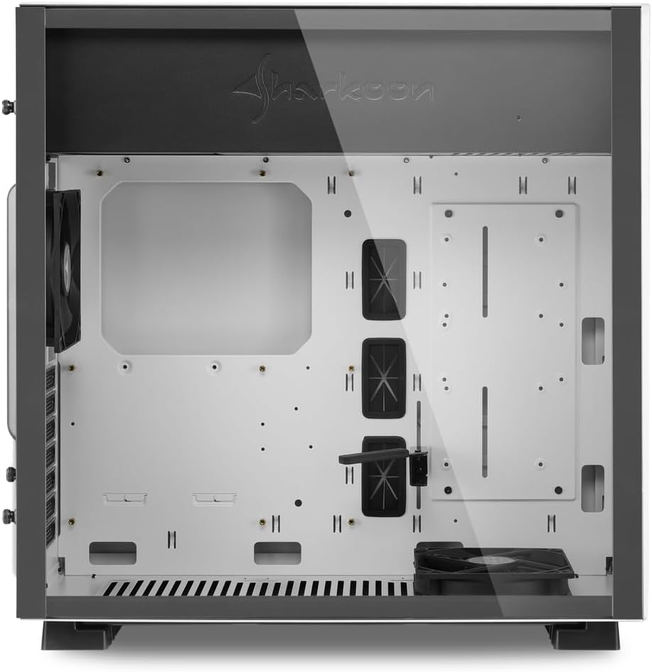 Sharkoon Pure Steel White Mid Tower Case (M-ITX/M-ATX/ATX/E-ATX/CEB/EEB)