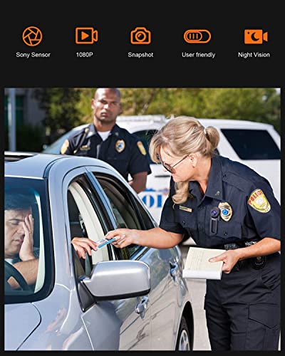 Boblov W2 32Gb Small Body Camera With Audio And Night Vision, Full Hd 1080P Pocket Body Worn Camera, Small Video Recording, Ture 1080P With Time Stamp On/Off, For Meeting Or Teaching #TOP7