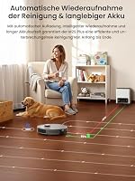 Lefant M2S Plus Staubsaugerroboter mit Absaugstation, 10.000 Pa Saugleistung, Hindernisvermeidung, 240 min Laufzeit, ideal für Tierhaare, Teppiche & Hartböden, kompatibel mit Alexa/App, Grau – Ansicht 8