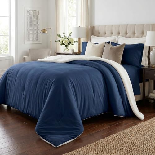 Coberdrom Queen Cobertor Dupla Face Sherpa 400 Fios Inverno Pelud...