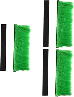 3 Pçs Capacete Cockscomb Decoração Decorações Verdes Capacete Para Motocicleta Perucas De Rabo De Cavalo Mmohawk Peruca Capacete Rabo De Cavalo Motocicleta Mohawk Capacete De VANZACK