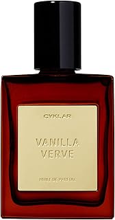 CYKLAR Perfume Oil Roll-On. Travel-Friendly Vanilla Verve Fragrance with Vanilla, Bergamot, and Amber Notes. Long-Lasting Essential Oil Parfum for Women and Men. 0.5 Fl Oz Scented Rollerball Bottle