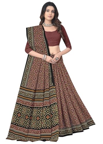 Image of Karishma Pure Cotton Mulmul (stiff) Saree With Beautiful Patola Design (Red)