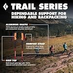 BLACK DIAMOND Trail Trekking Poles (Pair), Lightweight, Aluminum, Hiking - Image 2