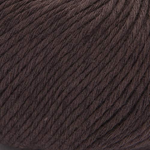 ggh Linova - 004 - Chocolate - Cotton with Linen for Knitting and Crocheting - Image 2