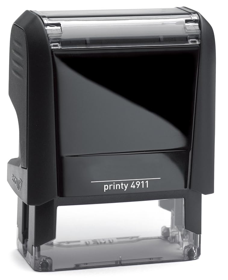 Jyp 4911 self inchiostrazione timbro di gomma W. testo personalizzato fino a 2 linee