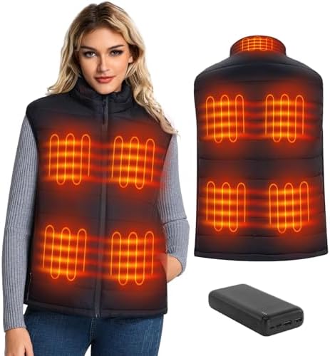 Heated Vest for Men and Women, Lightweight Heated Jacket with 200...