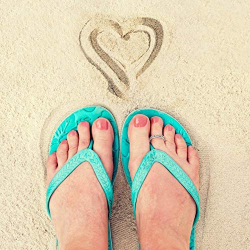 Sllaiss 925 Sterling Silver Toe Rings For Women Hypoallergenic Adjustable Open Cuff Toe Ring Platinum Plating Cubic Zirconia Toe Rings Foot Jewelry #TOP2