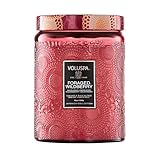 Voluspa Foraged Wildberry Large Jar Candle, 18 oz, Coconut Wax Blend, Berry Scented Candle for Home, 100 Hour Burn Time, Handcrafted in The USA