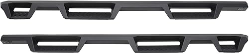 Westin 56-534695 HDX - Barras de paso de rueda a rueda Nerf para Silverado Sierra 1500 Crew Cab 2019-2023 (caja de 6.5 pies), color negro