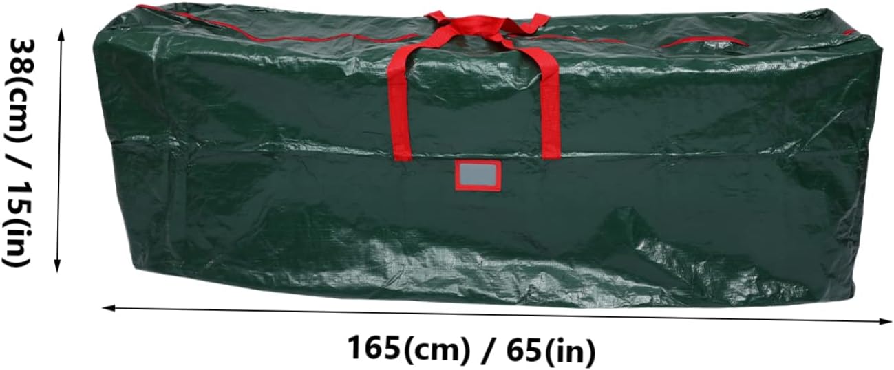 Zerodeko 1pc Xmas Tree Storage Bag and Space-saving for Outdoor Furniture and Holiday Decorations Green